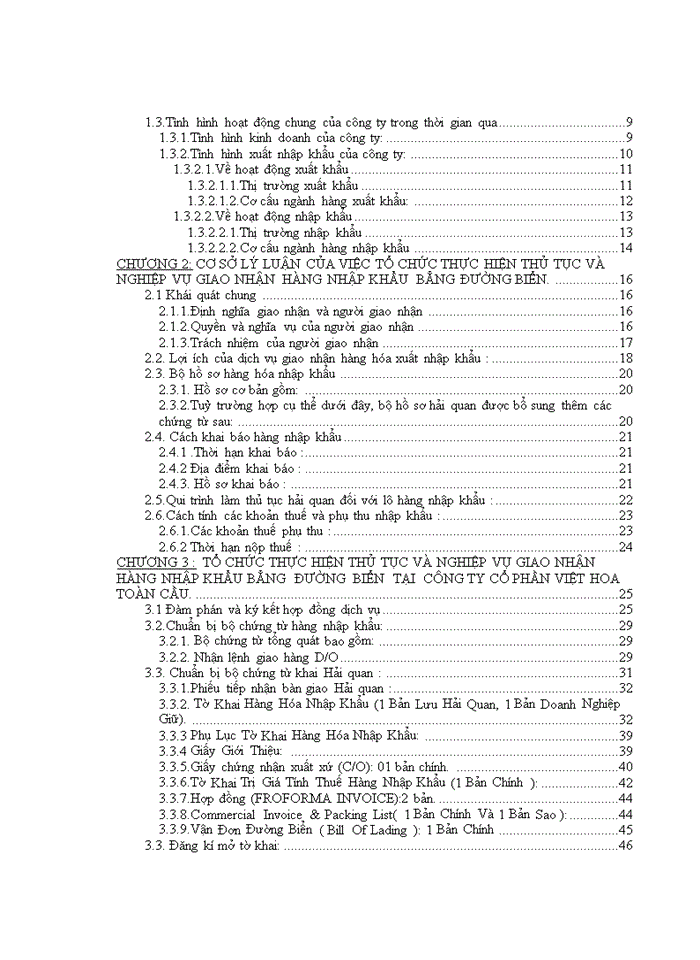 image for page Quy trình nhận hàng hóa nhập khẩu của CÔNG TY VIỆT TOÀN CẦU