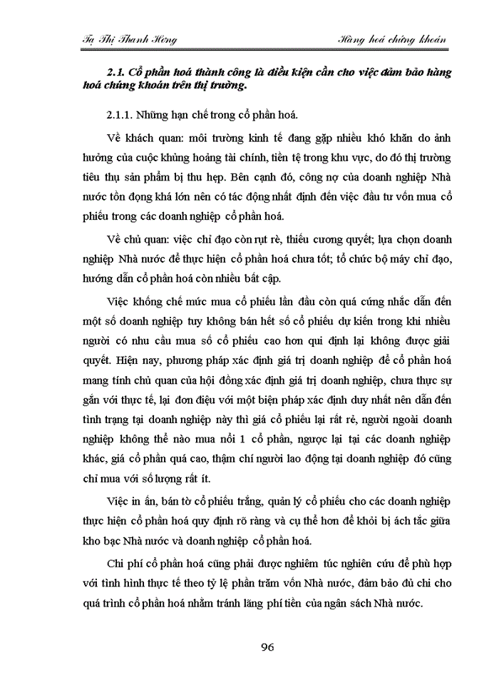 image for page Các biện pháp nhằm đa dạng hoá và đảm bảo chất lượng hàng hoá trên thị trường chứng khoán