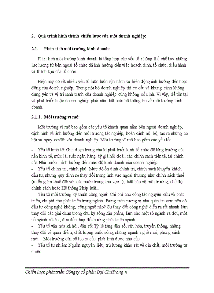 image for page Chiến lược phát triển công ty cổ phần đại chu giai đoạn 2011 – 2015