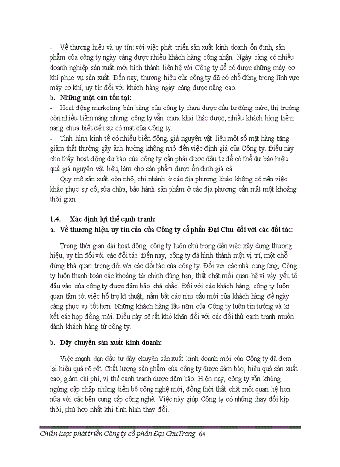 image for page Chiến lược phát triển công ty cổ phần đại chu giai đoạn 2011 – 2015