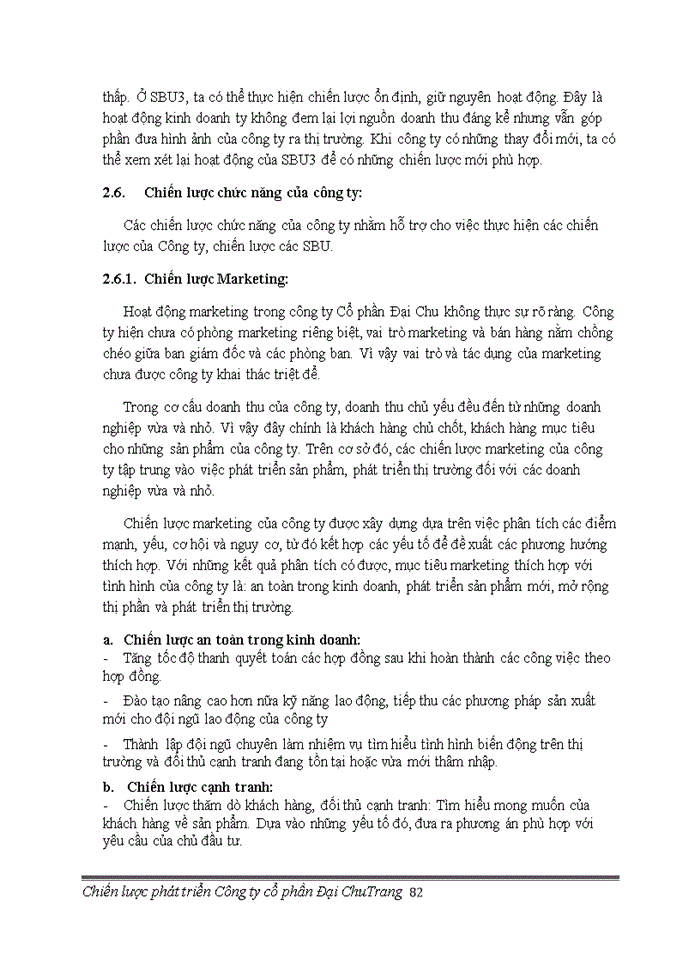 image for page Chiến lược phát triển công ty cổ phần đại chu giai đoạn 2011 – 2015