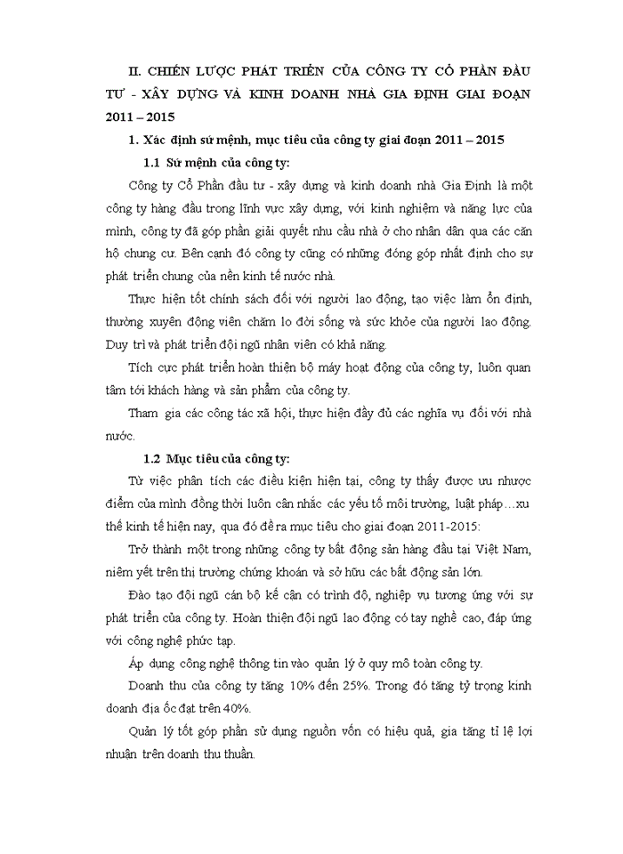 image for page Chiến lược phát triển công ty cổ phần đầu tư - xây dựng và kinh doanh nhà gia định giai đoạn 2011 - 2015