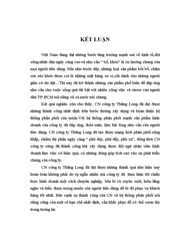 image for page Một số giải pháp hoàn thiện hệ thống phân phối tại chi nhánh công ty TNHH TM Thăng Long - Hà Nội