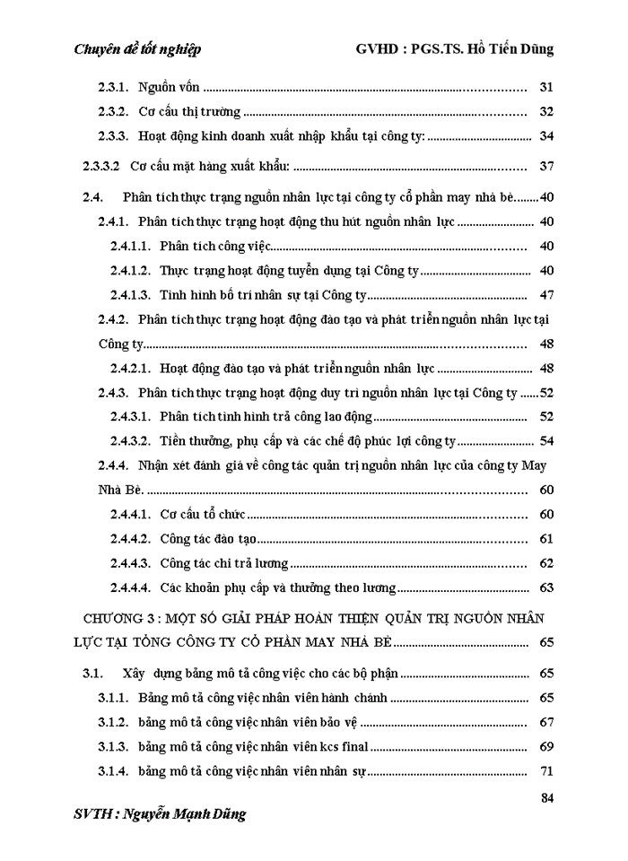 image for page Một số giải pháp hoàn thiện quản trị nguồn nhân lực tại tổng công ty cổ phần may Nhà Bè