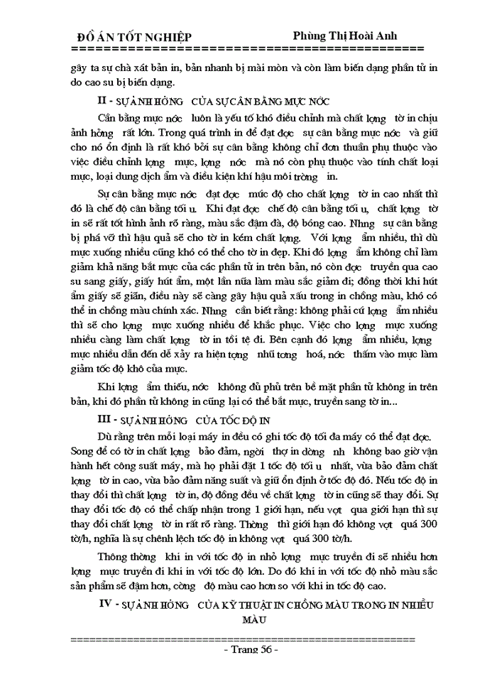 image for page Các yếu tố ảnh hưởng đến chất lượng tờ in -Một số giải pháp nâng cao  chất lượng tờ in