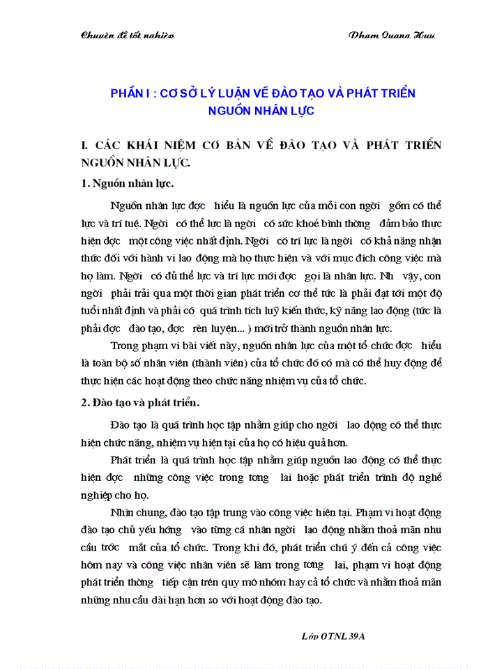 Chiến lược đào tạo phát triển nguồn nhân lực cho các doanh nghiệp Nhà nước trực thuộc Sở Công nghiệp Phú Thọ đến năm 2005