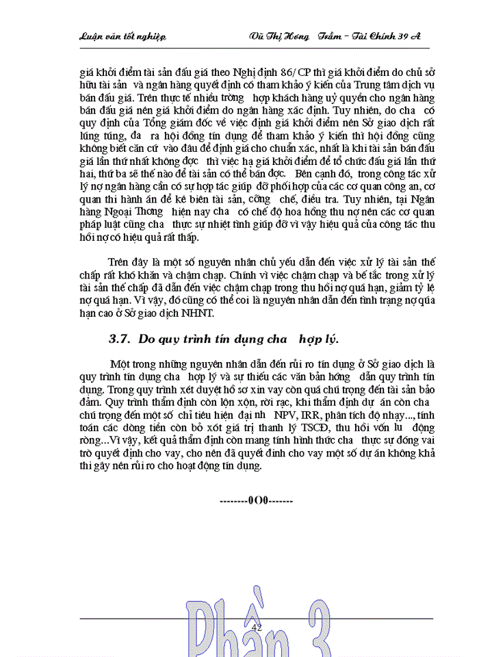image for page Giải pháp tăng cường quản lý rủi ro tín dụng ở Sở giao dịch Ngân hàng Ngoại Thương