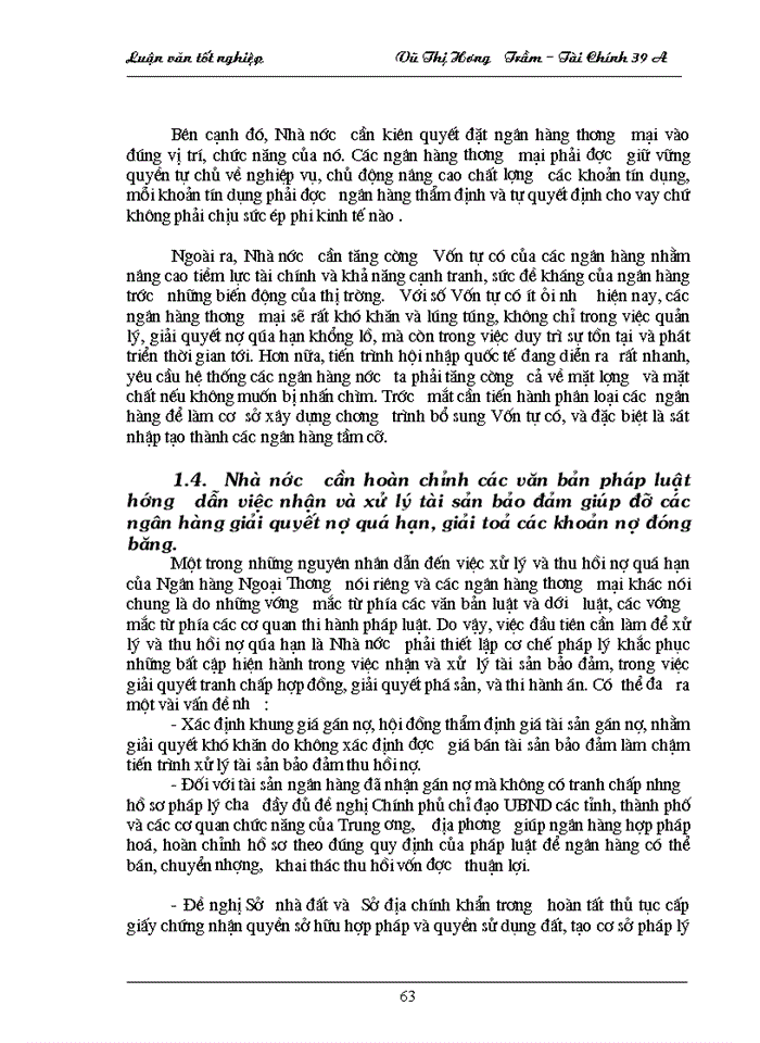 image for page Giải pháp tăng cường quản lý rủi ro tín dụng ở Sở giao dịch Ngân hàng Ngoại Thương