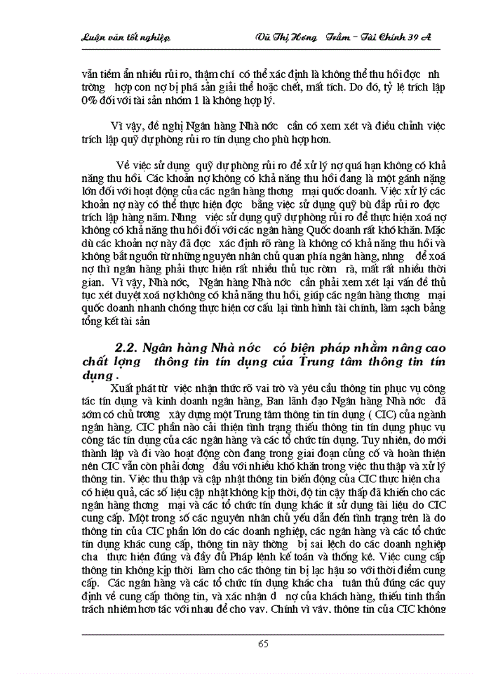 image for page Giải pháp tăng cường quản lý rủi ro tín dụng ở Sở giao dịch Ngân hàng Ngoại Thương