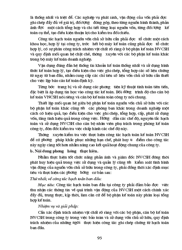 image for page Phương hướng thực hiện công tác hạch toán và quản lý Nguồn vốn chủ sở hữu tại công ty Vinafco khi chuyển sang công ty cổ phần