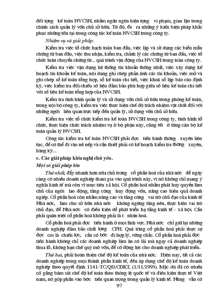 image for page Phương hướng thực hiện công tác hạch toán và quản lý Nguồn vốn chủ sở hữu tại công ty Vinafco khi chuyển sang công ty cổ phần