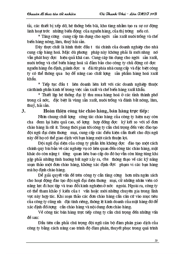 image for page Thực trạng và giải pháp cho hoạt động xuất khẩu của công ty XNK Nam Hà Nội