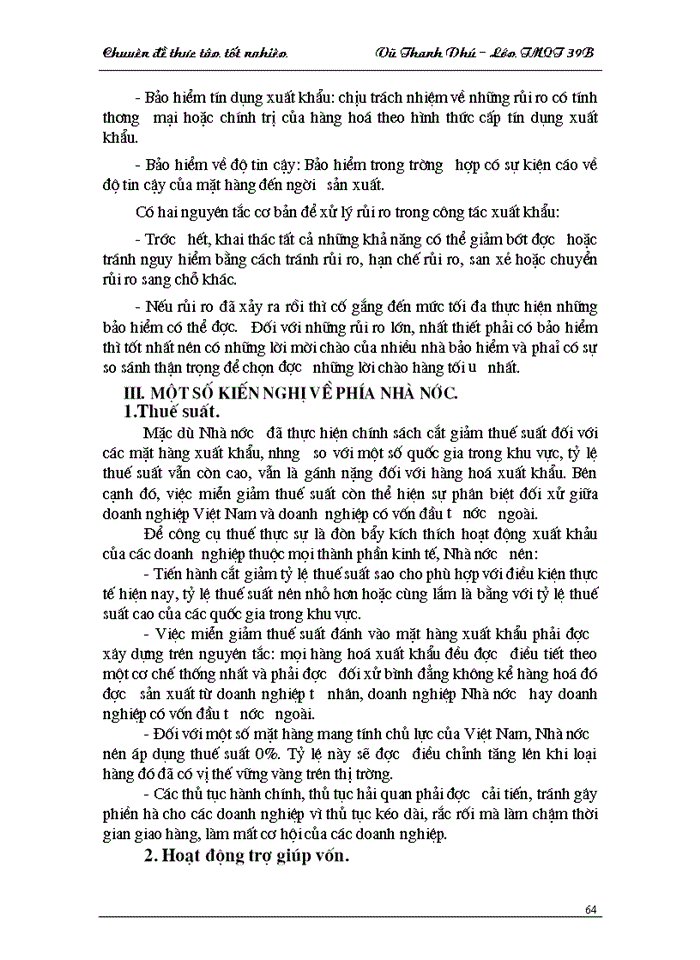 image for page Thực trạng và giải pháp cho hoạt động xuất khẩu của công ty XNK Nam Hà Nội