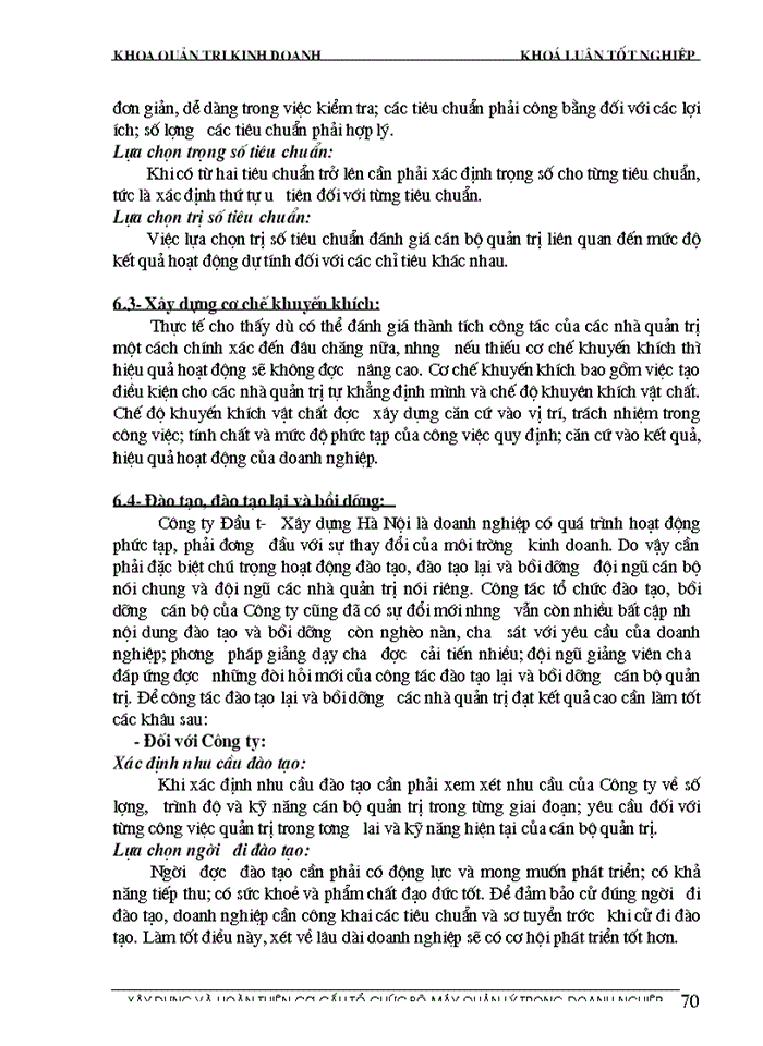 image for page Xây dựng và hoàn thiện cơ cấu tổ chức bộ máy quản lý tại công ty đầu tư - xây dựng hà nội