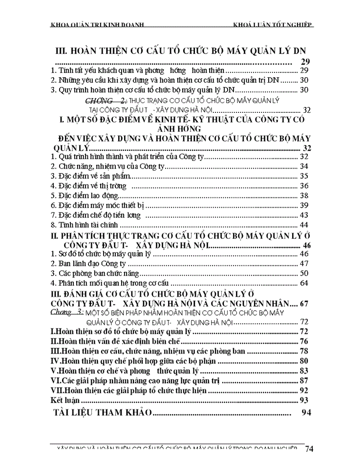 image for page Xây dựng và hoàn thiện cơ cấu tổ chức bộ máy quản lý tại công ty đầu tư - xây dựng hà nội