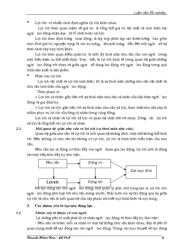 Một số biện pháp nhămg tạo động lực cho người lao động tại công ty Gốm xây dựng Đoàn kết