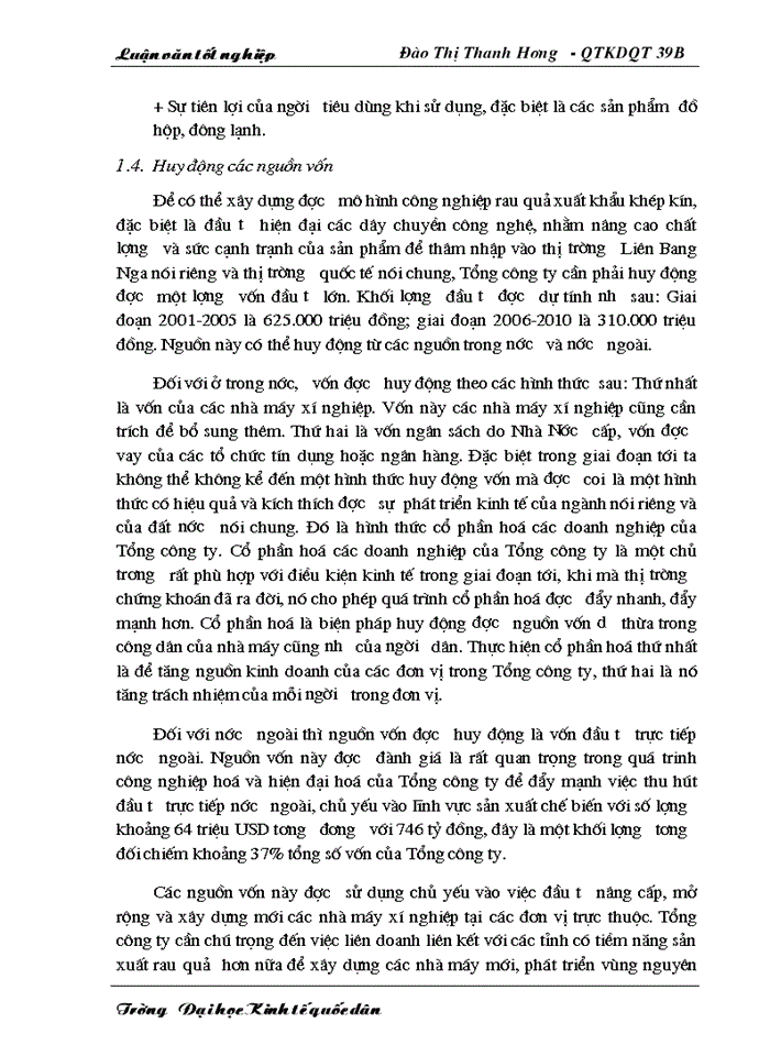 image for page Một số giải pháp nhằm thúc đẩy hoạt động xuất khẩu của Tổng công ty rau quả Việt Nam sang Viễn Đông - Liên Bang Nga