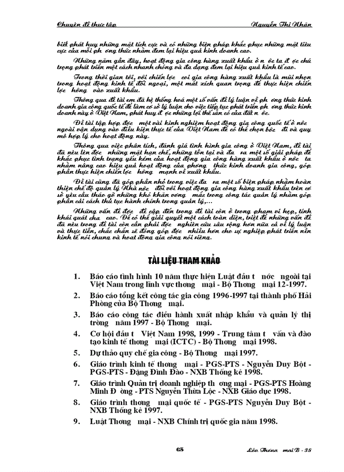image for page Một số biện pháp nâng cao hiệu quả quản lý Nhà nước đối với hoạt động gia công hàng xuất khẩu