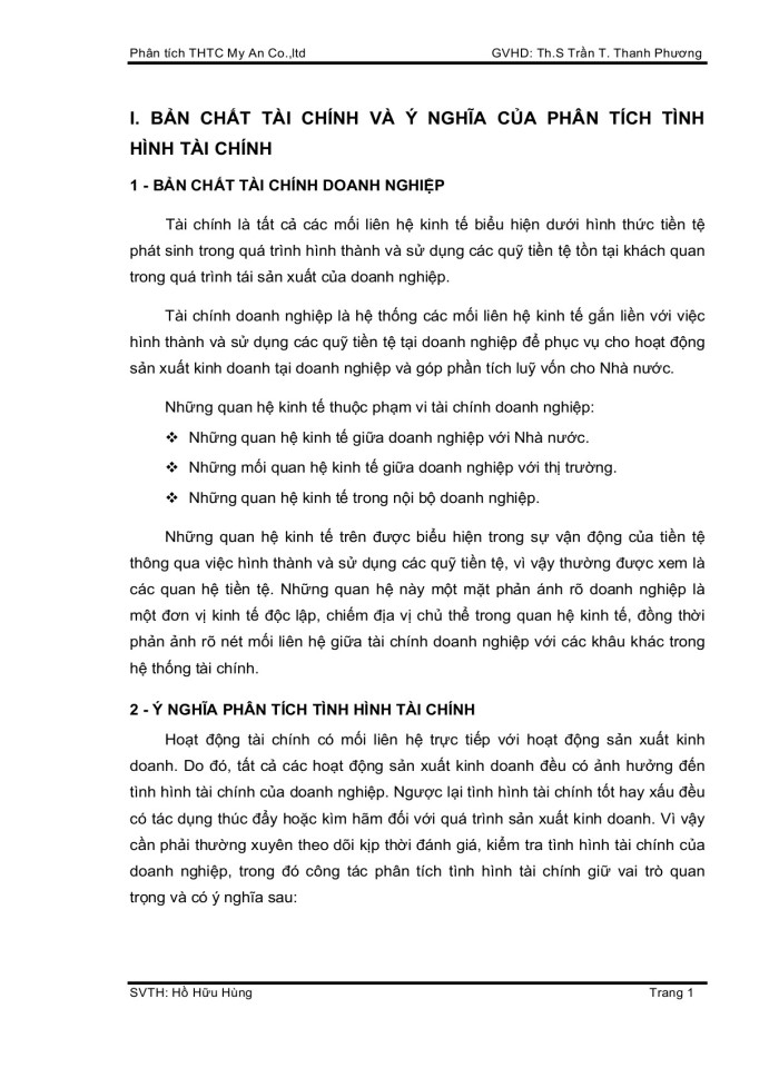 image for page Phân tích tình hình tài chính công ty TNHH may xuất khẩu Mỹ An