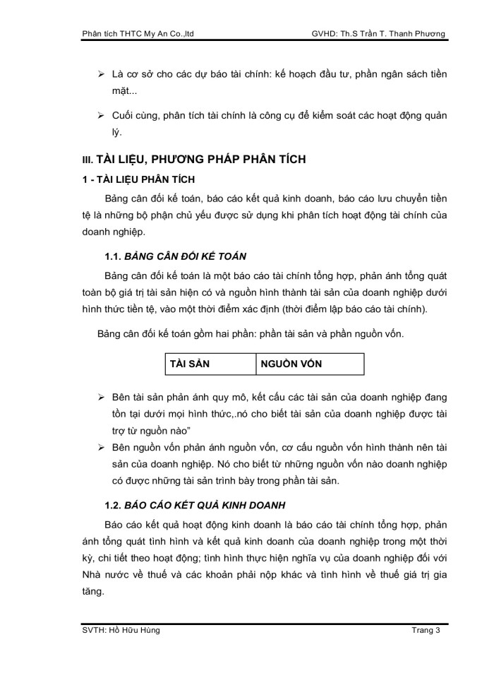 image for page Phân tích tình hình tài chính công ty TNHH may xuất khẩu Mỹ An