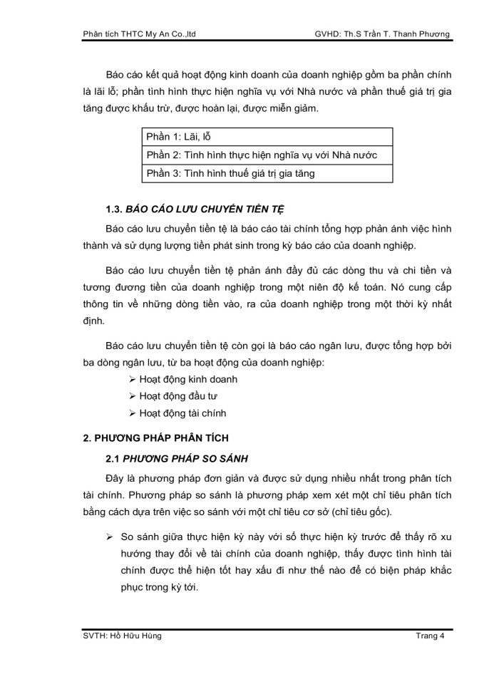 image for page Phân tích tình hình tài chính công ty TNHH may xuất khẩu Mỹ An