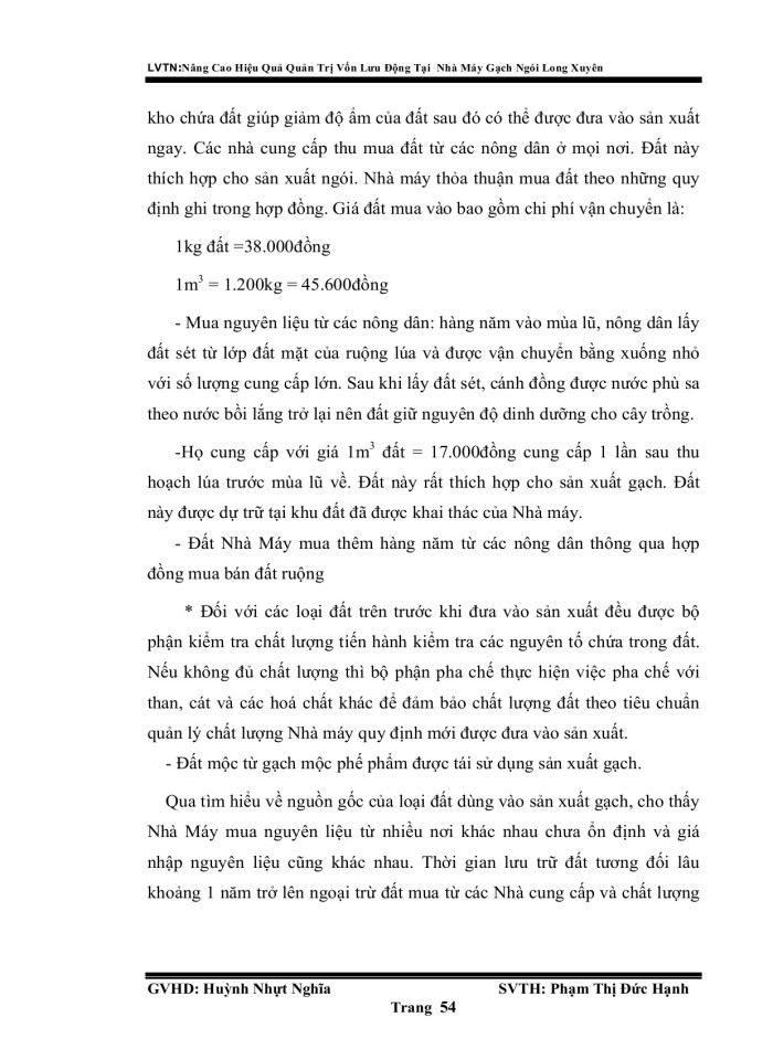 image for page Nâng cao hiệu quả quản trị vốn lưu động tại nhà máy gạc ngói Long Xuyên