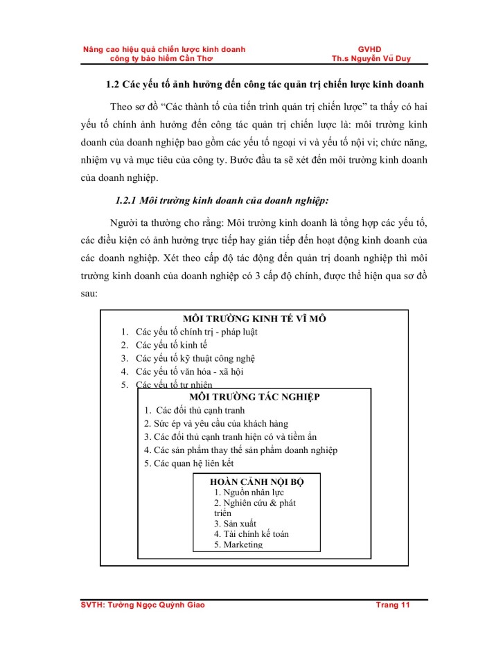 image for page Nâng cao hiệu quả chiến lược kinh doanh                                                  GVHD              công ty bảo hiểm Cần Thơ