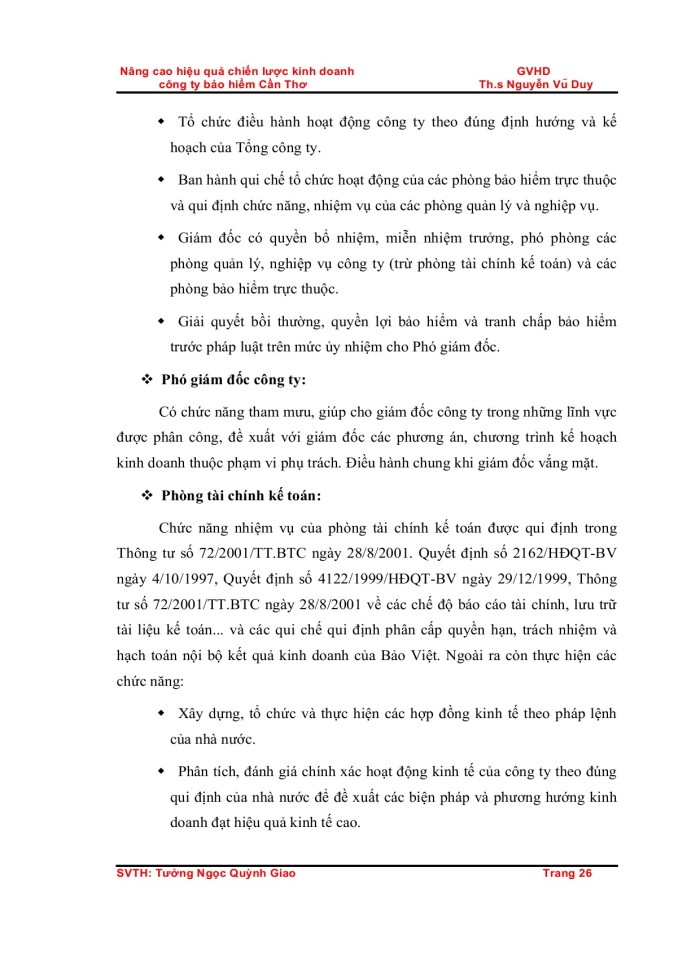 image for page Nâng cao hiệu quả chiến lược kinh doanh                                                  GVHD              công ty bảo hiểm Cần Thơ