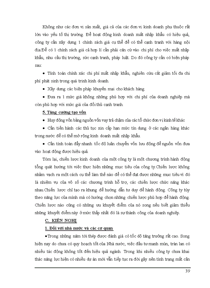 image for page Chiến lược phát triển kinh doanh của công ty TNHH thương mại Nippon Steel Việt Nam