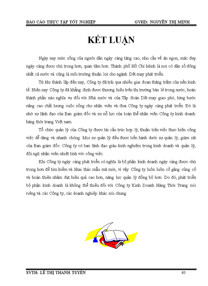 image for page Phân tích hoạt động kinh doanh tại công ty kinh doanh hàng thời trang việt nam vinatex