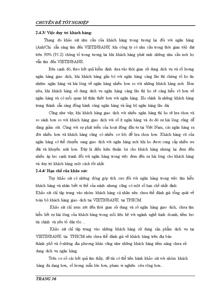 image for page Đo lường mức độ hài lòng của khách hàng đối với dịch vụ của ngân hàng TMCP công thương Việt Nam chi nhánh 11