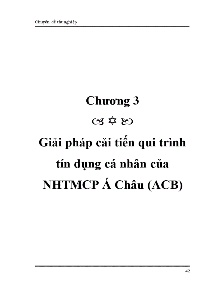 image for page Giải pháp cải tiến qui trình tín dụng cá nhân tại Ngân hàng TMCP  Á Châu