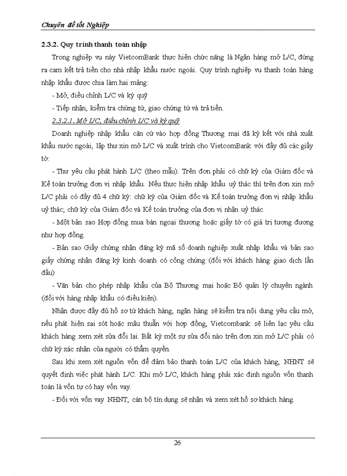image for page Giải pháp nâng cao hiệu quả hoạt động thanh toán xuất nhập khẩu bằng phương thức tín dụng chứng từ tại ngân hàng tmcp ngoại thương việt nam