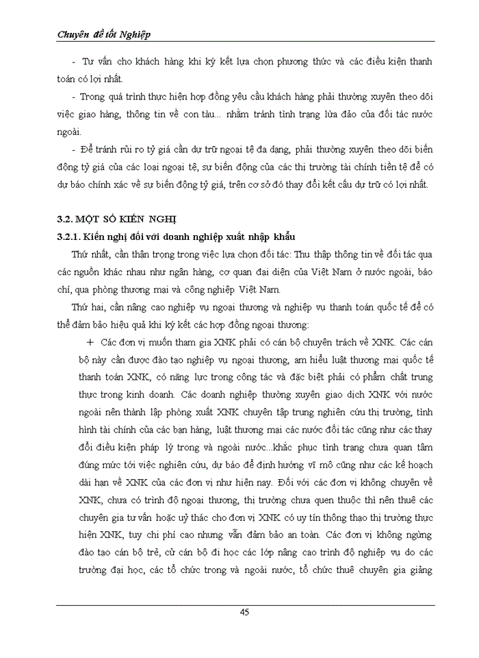 image for page Giải pháp nâng cao hiệu quả hoạt động thanh toán xuất nhập khẩu bằng phương thức tín dụng chứng từ tại ngân hàng tmcp ngoại thương việt nam