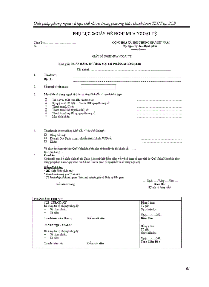 image for page Giải pháp phòng ngừa và hạn chế rủi ro
trong phương thức thanh toán tín dụng chứng từ 
tại ngân hàng thương mại cổ phần sài gòn