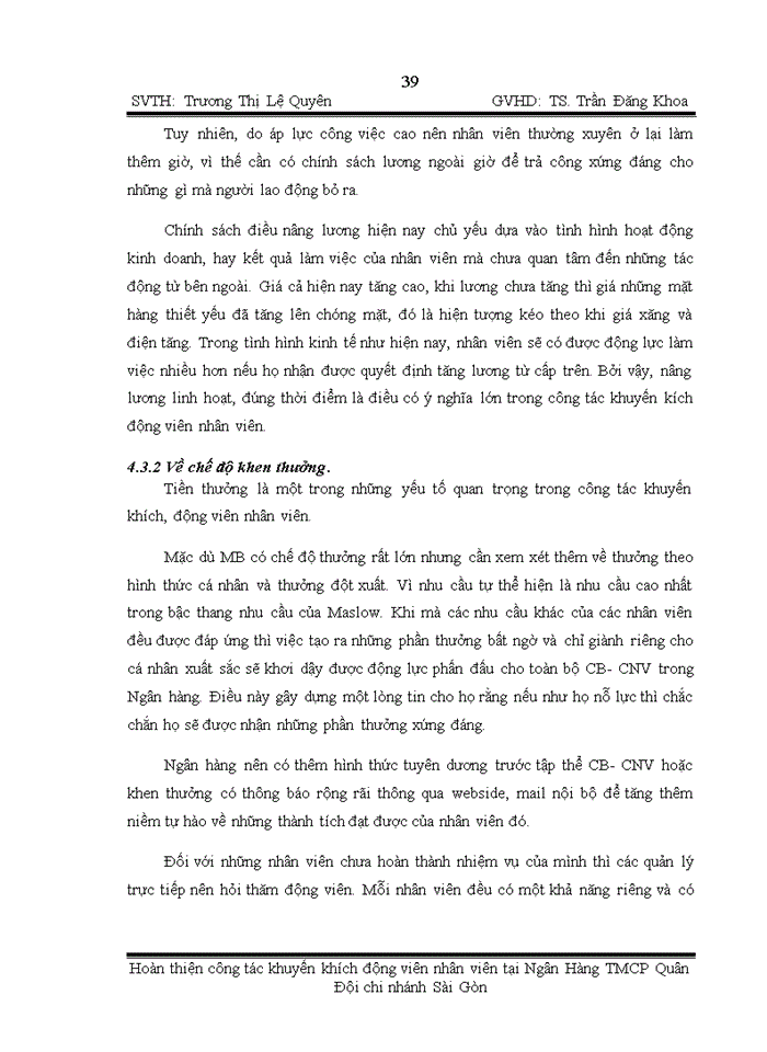 image for page Hoàn thiện công tác khuyến khích – động viên nhân viên tại Ngân hàng Thương mại Cổ phần Quân Đội