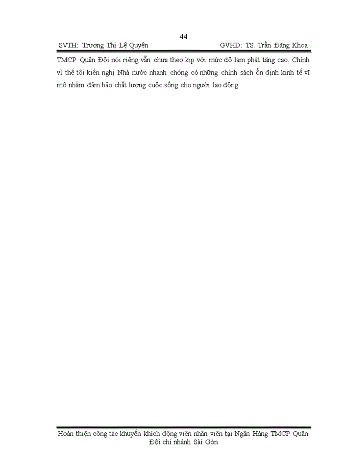 image for page Hoàn thiện công tác khuyến khích – động viên nhân viên tại Ngân hàng Thương mại Cổ phần Quân Đội