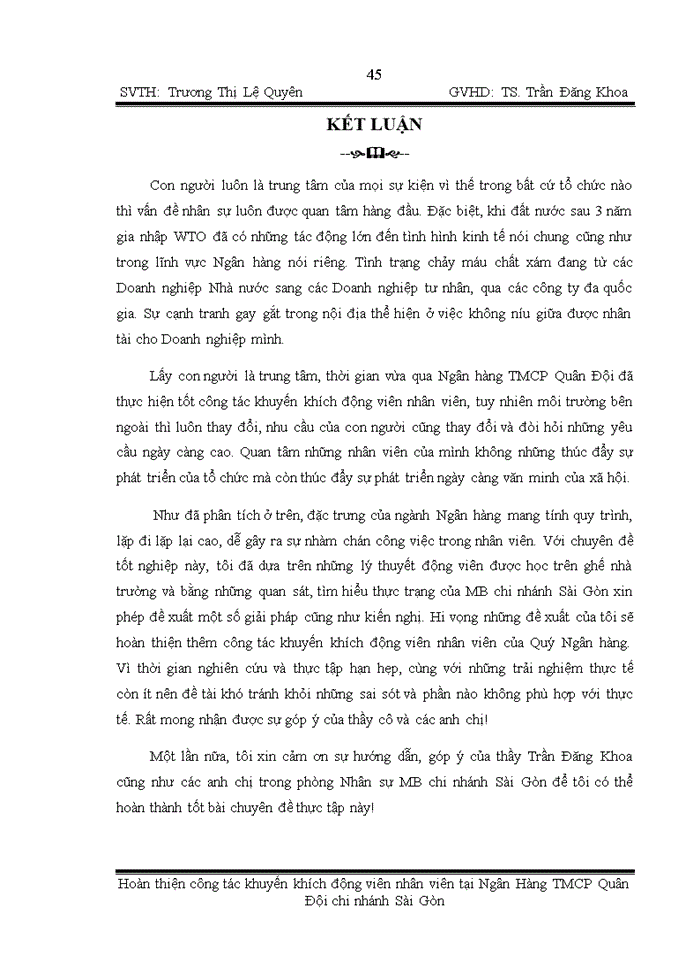 image for page Hoàn thiện công tác khuyến khích – động viên nhân viên tại Ngân hàng Thương mại Cổ phần Quân Đội