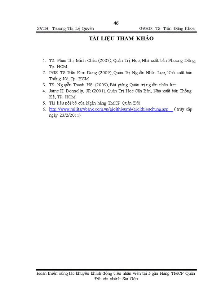 image for page Hoàn thiện công tác khuyến khích – động viên nhân viên tại Ngân hàng Thương mại Cổ phần Quân Đội