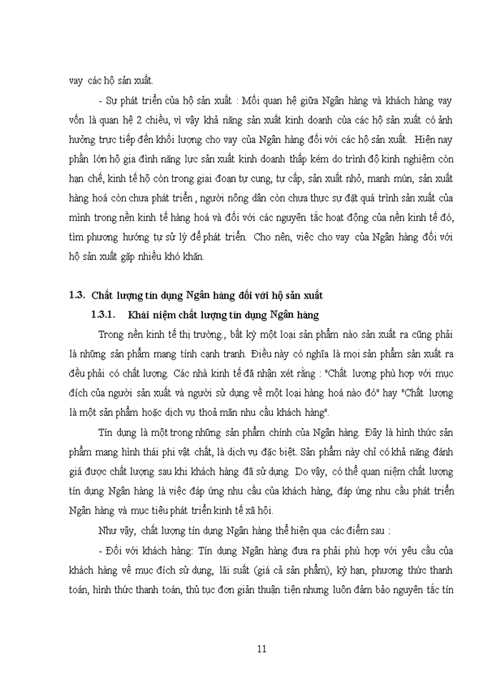 image for page Mở rộng và nâng cao chất lượng tín dụng đối với hộ sản xuất tại Agribank – chi nhánh Hóc Môn