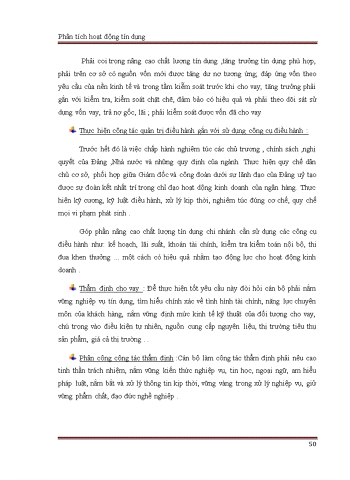 image for page Phân tích hoạt động tín dụng