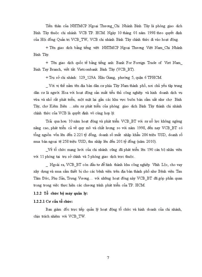 image for page Rủi ro tín dụng, giải pháp phòng ngừa_hạn chế rủi ro trong hoạt động tín dụng tại tại ngân hàng TMCP Ngoại Thương Việt Nam_Chi Nhánh BìnhTây