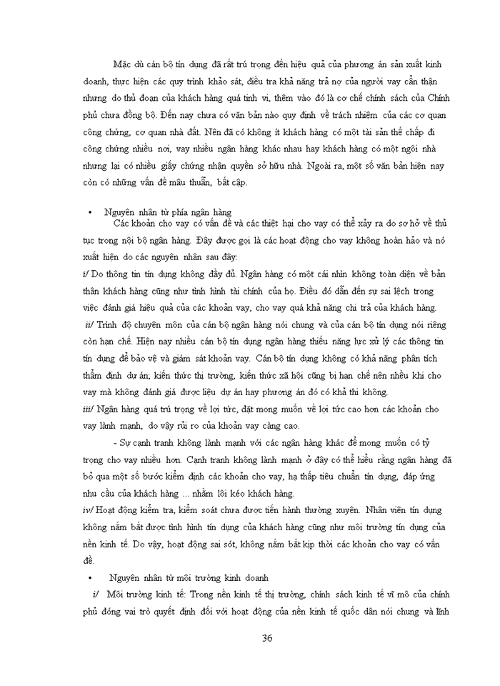 image for page Rủi ro tín dụng, giải pháp phòng ngừa_hạn chế rủi ro trong hoạt động tín dụng tại tại ngân hàng TMCP Ngoại Thương Việt Nam_Chi Nhánh BìnhTây