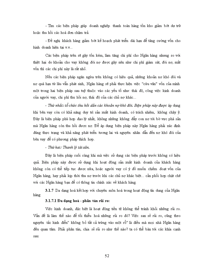 image for page Rủi ro tín dụng, giải pháp phòng ngừa_hạn chế rủi ro trong hoạt động tín dụng tại tại ngân hàng TMCP Ngoại Thương Việt Nam_Chi Nhánh BìnhTây