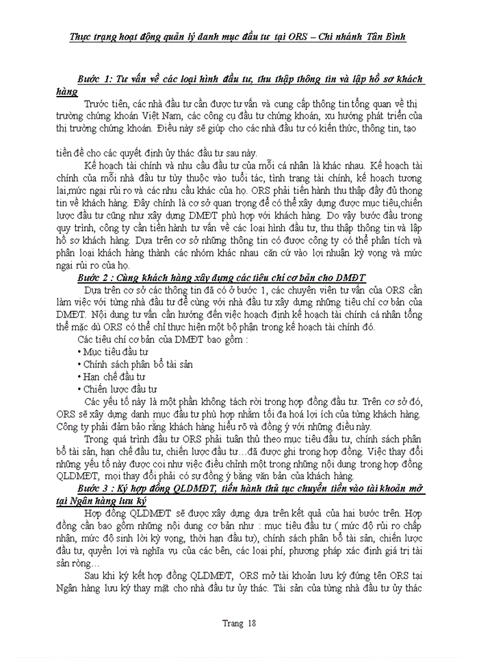 image for page Hoạt động quản lý danh mục đầu tư chứng khoán tại công ty cổ phần chứng khoán phương đông – chi nhánh tân bình  thực trạng và giải pháp