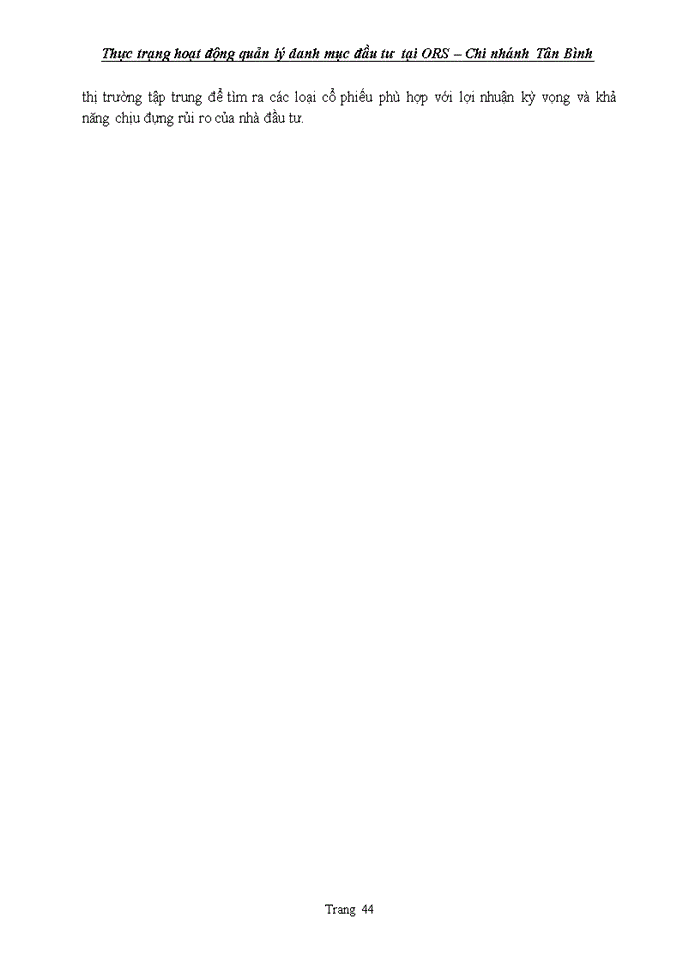 image for page Hoạt động quản lý danh mục đầu tư chứng khoán tại công ty cổ phần chứng khoán phương đông – chi nhánh tân bình  thực trạng và giải pháp