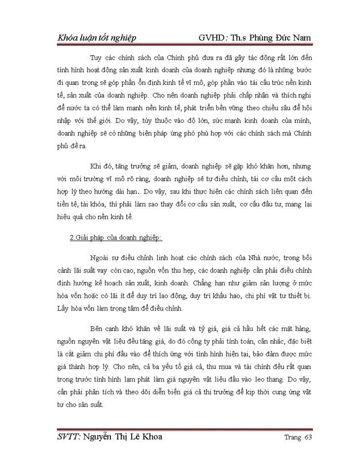 image for page Vấn đề lạm phát  Lãi suất  Tỷ giá hối đoái. Tác động của chúng đối với tình hình tài chính của các doanh nghiệp Việt Nam