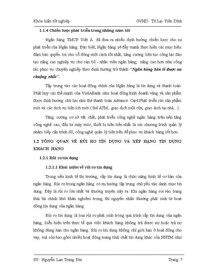 image for page Hoàn thiện hệ thống xếp hạng tín dụng tại ngân hàng việt á