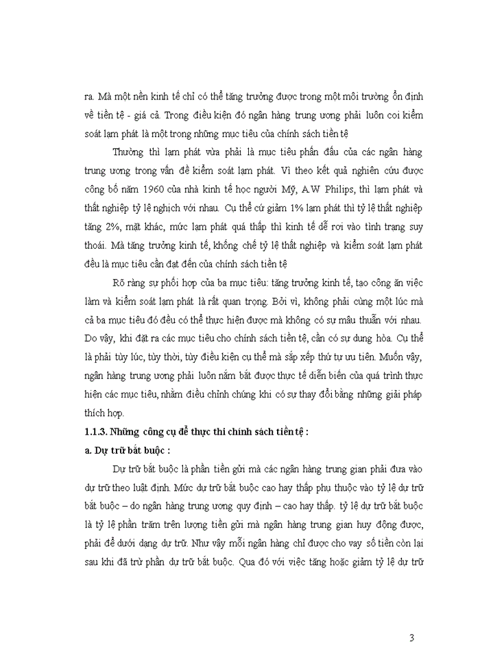 Ảnh hưởng của các chính sách tiền tệ đến hoạt động tín dụng của các ngân hàng thương mại việt nam