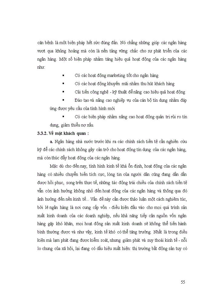 image for page Ảnh hưởng của các chính sách tiền tệ đến hoạt động tín dụng của các ngân hàng thương mại việt nam